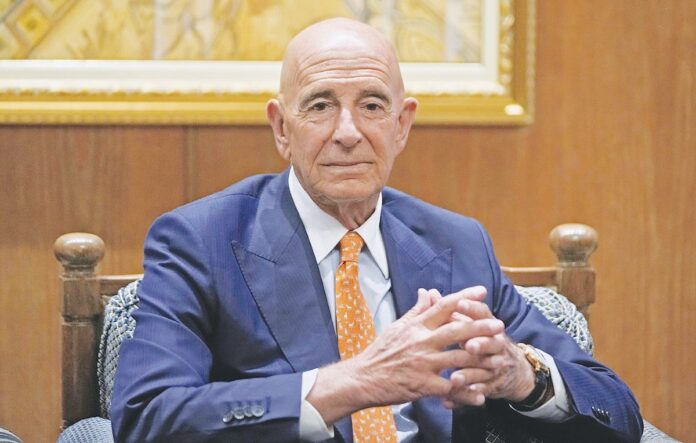 Barrack-Tourkia Ο Αμερικανός πρέσβης στην Άγκυρα και απεσταλμένος του Ντόναλντ Τραμπ για τη Συρία και το Ιράκ Τομ Μπάρακ