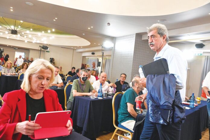 dourou-polakis Στιγμιότυπο με τη Ρένα Δούρου και τον Παύλο Πολάκη