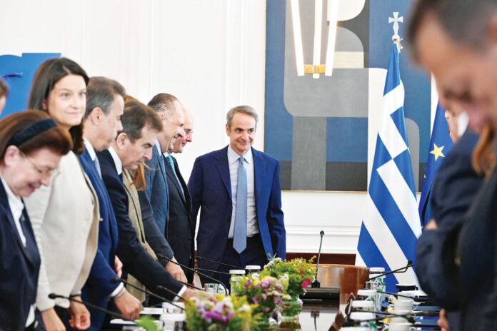 Στιγμιότυπο από Υπουργικό Συμβούλιο