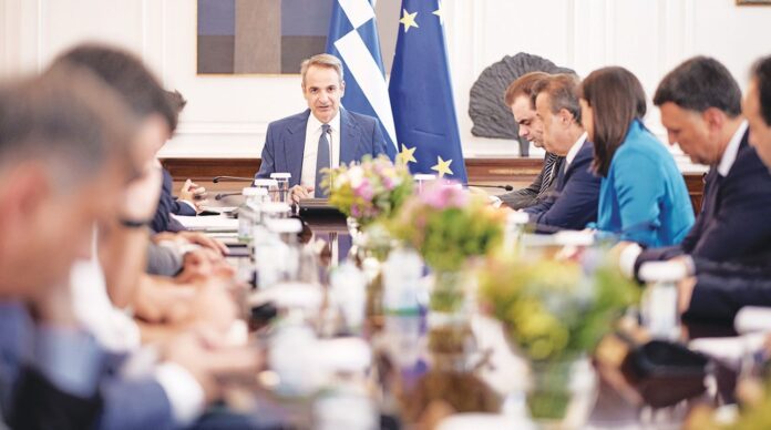 mitsotakis_ypourgiko Συνεδρίαση του Υπουργικού Συμβουλίου