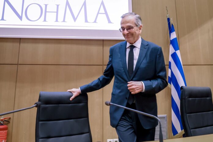 samaras-crete2 Ο Αντώνης Σαμαράς κατά τη διάρκεια της πρόσφατης ομιλίας του στην Κρήτη